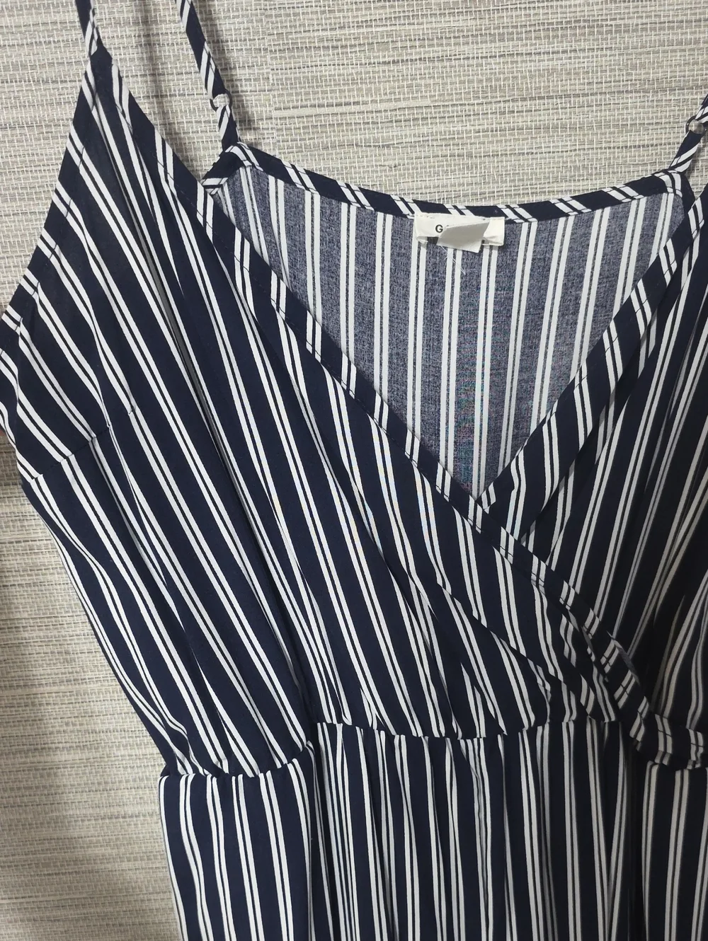 Garage Nautical Striped Jumpsuit